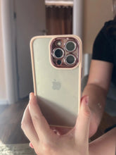 Premium Glitter lens case Vision Case Uploaded Pink